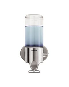 simplehuman Single Wall Mount Soap Pump, 15 Oz, Stainless Steel