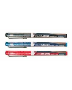 SKILCRAFT AbilityOne Free Ink Rollerball Needlepoint Pens, Fine Point, 0.5 mm, Black, Pack Of 12 Pens