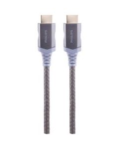 Philips Elite Plus Premium Certified HDMI Cable With Ethernet, 4ft, Gray, SWV7117A/27
