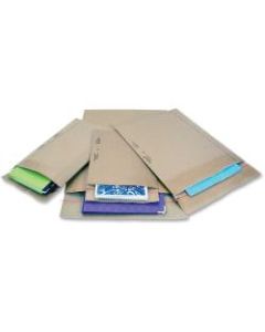 Jiffy Mailer Jiffy Rigi Bag Mailers - Shipping - #1 - 7 1/4in Width x 10 1/2in Length - Self-sealing - Kraft, Fiberboard - 250 / Carton - Natural Kraft