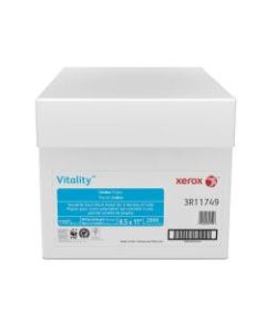 Xerox Vitality Index Paper, Letter Size (8 1/2in x 11in), 110 Lb, 96 (U.S.) Brightness, FSC Certified, Ream Of 250 Sheets, Case Of 8 Reams