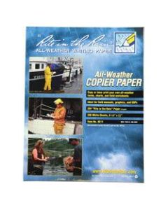 Rite in the Rain Tactical All-Weather Copier Paper, Letter Size (8 1/2in x 11in), Ream Of 200 Sheets