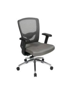 Office Star Pro-Line II Ergonomic ProGrid Mesh-Back Chair, Gray