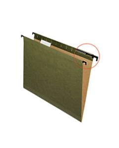 Pendaflex SureHook Technology Hanging File Folders, Letter Size, Green, Box Of 20 Folders