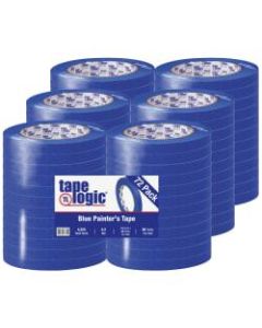 Tape Logic 3000 Painters Tape, 3in Core, 0.5in x 180ft, Blue, Case Of 72