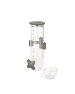 Zevro Smart Space Wall-Mounted Dispenser, Single Canister, 13 Oz, Clear