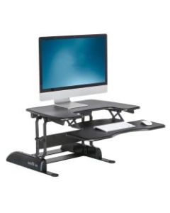VariDesk ProPlus Manual Standing Desk Converter, 30inW, Black