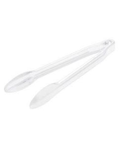 Amscan Plastic Salad Tongs, 1inH x 6inW x 12inD, White, Pack Of 6 Salad Tongs