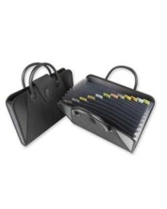C-Line Expanding File With Handles, Letter Size, Black