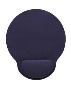 Manhattan Wrist-Rest Gel Mouse Pad, Blue - Gel material promotes proper hand and wrist position