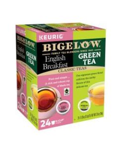Keurig Bigelow Classic Tea Variety Pack Single-Serve K-Cups, 0.1 Oz, Box Of 24