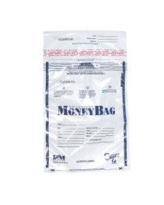 PM Company Clear Disposable Plastic Deposit Bags, 9in x 12in, Pack Of 100