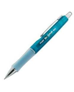 Pilot Dr. Grip Gel Rollerball Pen, Fine Point, 0.7 mm, Electric Blue Barrel, Black Ink