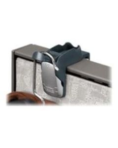 Fellowes Partitions Additions Coat Hook & Clip, Slate Gray