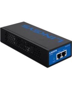 Linksys LACPI30 Gigabit High Power PoE Injector - 110 V AC, 220 V AC Input - 1 x 10/100/1000Base-T Input Port(s) - 1 x 10/100/1000Base-T Output Port(s) - 30 W - Wall Mountable