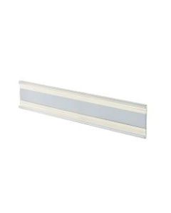 Azar Displays Adhesive-Back Acrylic Nameplates, 2in x 8 1/2in, Clear, Pack Of 10