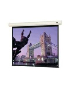Da-Lite Cosmopolitan Electrol Wide Format - Projection screen - ceiling mountable, wall mountable - motorized - 120 V - 130in (129.9 in) - 16:10 - High Contrast Matte White - white powder coat