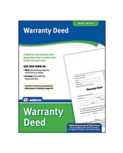 Adams Warranty Deed