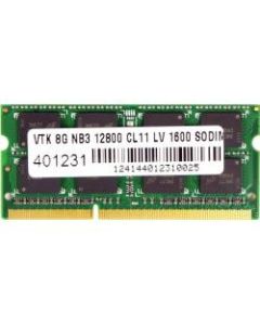 VisionTek 8GB DDR3 SDRAM Memory Module - 8 GB - DDR3-1600/PC3-12800 DDR3 SDRAM - 1600 MHz - SoDIMM - Lifetime Warranty