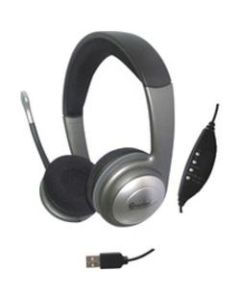 SYBA Multimedia Connectland Headset - Stereo - USB, Mini-phone (3.5mm) - Wired - 32 Ohm - 20 Hz - 20 kHz - Over-the-head - Binaural - Ear-cup