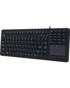 Adesso Touchpad Keyboard With Antimicrobial Protection, 108 Key, AKB-27OUB