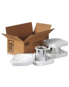 Office Depot Brand Foam Hazmat Shipper Kit, 10 1/4inL x 5 1/8inW x 6 3/16inH, Kraft