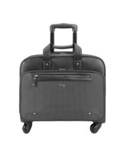 Solo Gramercy Park Rolling Case with 15.6in Laptop Pocket, Gray