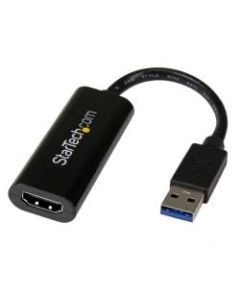 StarTech.com USB 3.0 to HDMI Adapter, 1080p Slim USB to HDMI Display Adapter Converter for Monitor, External Graphics Card, Windows Only