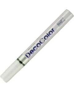 Marvy DecoColor Paint Marker, Broad Point, White