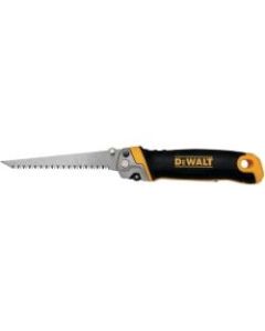 Dewalt Folding Jab Saw - 6.5in Length - Stainless Steel - 0.49 lb - Foldable, Locking Blade, Ergonomic Handle, Comfortable Grip