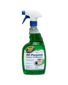 Zep All-Purpose Cleaner/Degreaser - Ready-To-Use Spray - 32 fl oz (1 quart) - 12 / Carton - Green