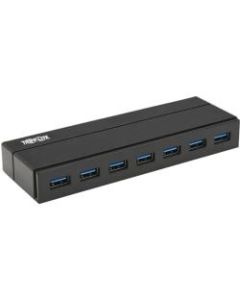 Tripp Lite 7-Port USB 3.0 Hub SuperSpeed with Dedicated 2A USB Charging iPad Tablet - USB - External - 8 USB Port(s) - 7 USB 3.0 Port(s)