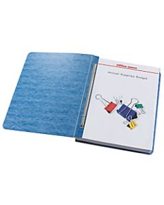 Office Depot Brand Pressboard Report Covers With Fasteners, 50% Recycled, Light Blue, Pack Of 5