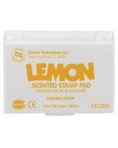 Center Enterprise Scented Stamp Pads, Lemon Scent, 2 1/4in x 3 3/4in, Yellow, Pack Of 6