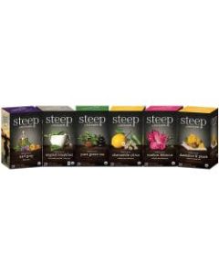 Bigelow Organic Tea Assortment Bags, 20 Per Box, Carton Of 6 Boxes