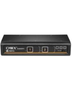 VERTIV Cybex SC820DPH-400 KVM SwitchboxVertiv Cybex SC800 Secure KVM , Single Head , 2 Port Universal DisplayPort , NIAP version 4.0 Certified (SC820DPH-400) - Secure Desktop KVM Switches