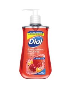 Dial Pomegranate Antibacterial Hand Soap - Pomegranate & Tangerine Scent - 7.5 fl oz (221.8 mL) - Kill Germs - Hand, Skin - Red - Residue-free - 12 / Carton