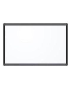 U Brands PINIT Magentic Dry-Erase Whiteboard, 24in x 36in, Aluminum Frame With Black Finish