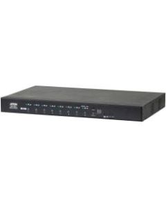 ATEN PE6108A 8-Outlets PDU-TAA Compliant - IEC 60320 C20 - 8 x NEMA 5-15R - 120 V AC - 1440 W - Network (RJ-45) - 1U - Rack-mountable