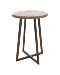 FirsTime & Co. Miles Rustic Accent Table, 22inH x 16inW x 16inD, Brown