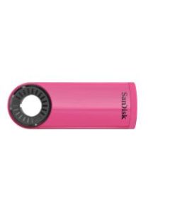 SanDisk Cruzer Dial USB 2.0 Flash Drive, 32GB, Pink