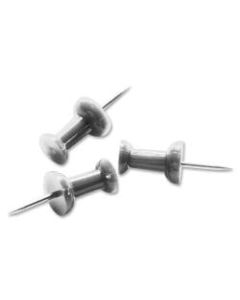 Office Depot Brand Pushpins, Standard, 9/10in, Silver, Pack Of 25