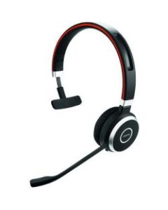 Jabra EVOLVE 65 With Charging Stand MS Mono - Mono - Wireless - Bluetooth - 98.4 ft - 150 Hz - 7 kHz - Over-the-head - Monaural - Supra-aural - Noise Canceling