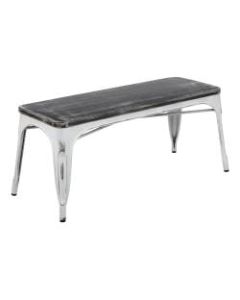 Ave Six Bristow Frame Bench, Antique White