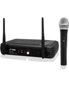 PylePro Premier Series Professional UHF Wireless Handheld Microphone System - 673 MHz to 697.50 MHz Operating Frequency - 100 Hz to 18 kHz Frequency Response - 164 ft Operating Range