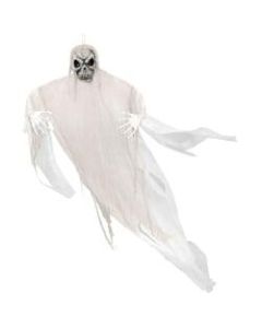 Amscan Halloween Giant Hanging Grim Reaper Prop, 82inH x 12inW, White