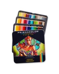 Prismacolor Premier Soft Core Colored Pencils, Assorted Colors, Pack Of 72