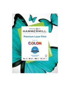 Hammermill Laser Paper, Letter Size (8 1/2in x 11in), 24 Lb, FSC Certified, Ream Of 500 Sheets