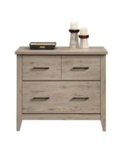 Sauder Summit Station 34inW Lateral 1-Drawer File Cabinet, Laurel Oak