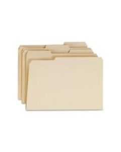 Pendaflex 1/3 Tab Cut Letter Recycled Top Tab File Folder - 8 1/2in x 11in - Top Tab Location - Assorted Position Tab Position - Paper Stock - Manila - 30% - 100 / Box